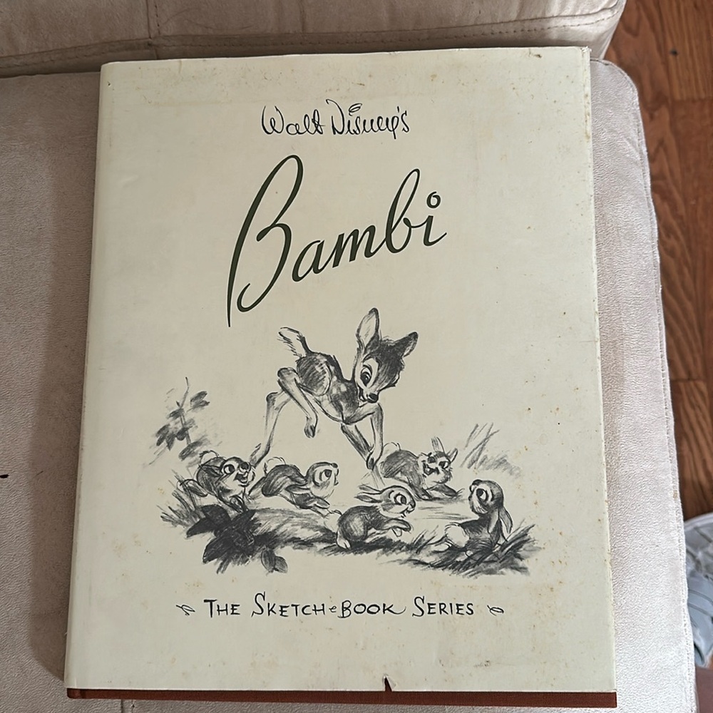 Walt Disney Bambi "The Sketch Book" First Edition